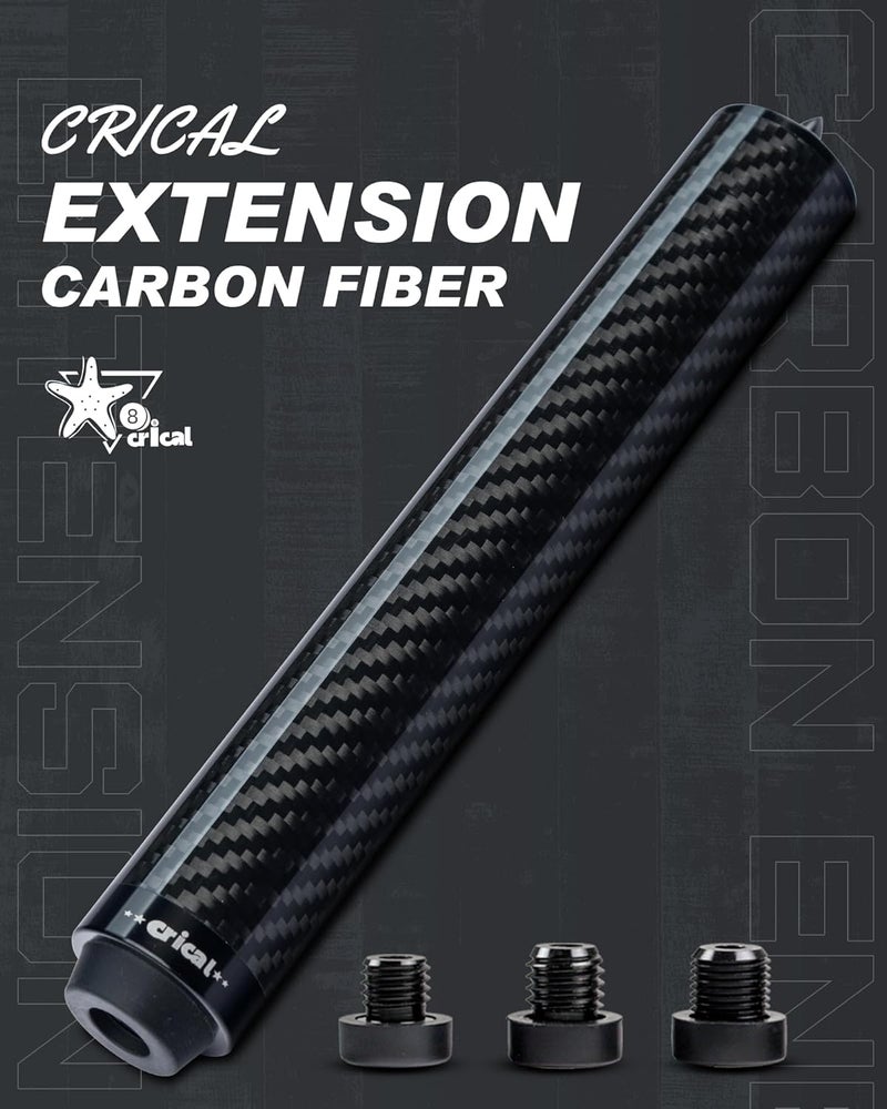 CRICAL Pool Cue Extension 2/3/4/8 Inch Metal Billiard Cue Extension with 3 Bumpers Billiard Accessories - Image 2